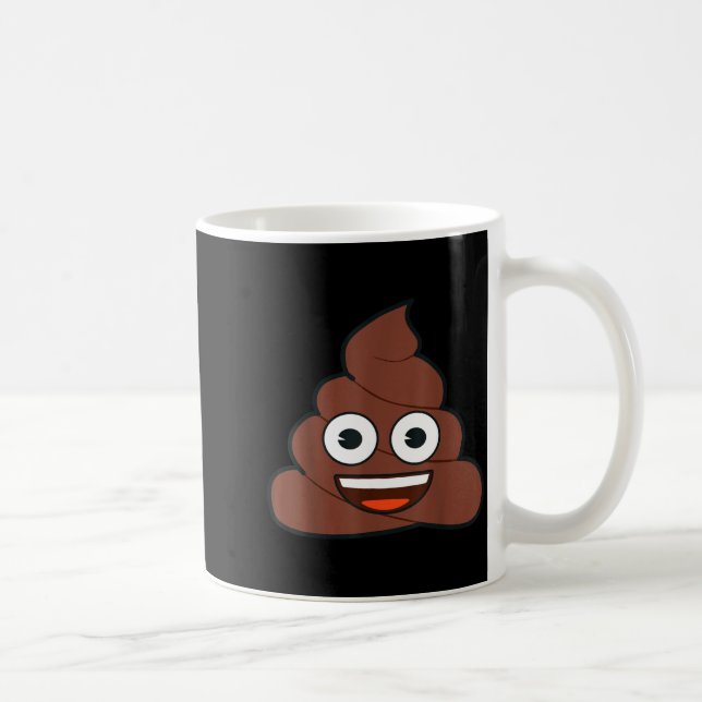 Caneca De Café Emoji Op Happy Yellow Smile Face  (Direita)