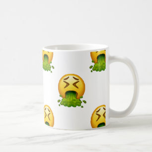 Caneca De Café emoji que puking