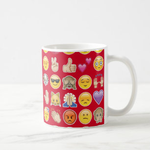Caneca De Café emoji vermelho
