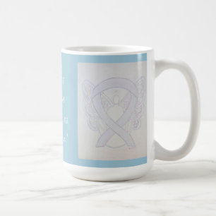 Caneca De Café Emphysema Sensibilização Ribbon Angel Custom Mug