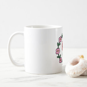 Caneca De Café Empoderamento Feminino Floral Igualdade de Gênero