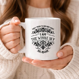 Caneca De Café Empoderando Eu Sou Todo o Céu Mulheres Vintage
