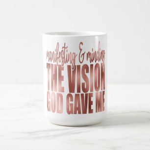 Caneca De Café "Empoderando sua jornada diária, Sip