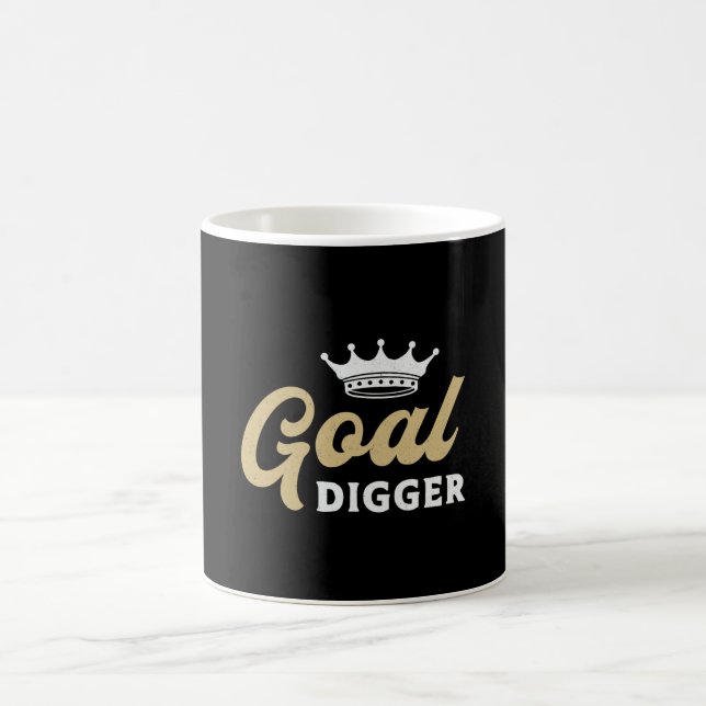 Caneca De Café Empreendedor Goal Digger Chefe Diretor de Empresa  (Centro)