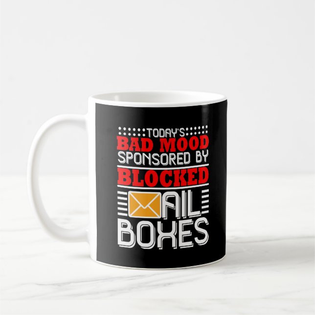 Caneca De Café Empregado de Correio Funny (Esquerda)