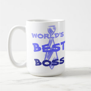 Caneca De Café Empregado empregador de melhor chefe do mundo
