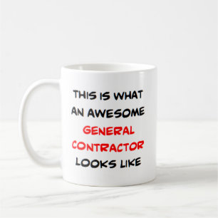Caneca De Café empreiteiro geral incrível