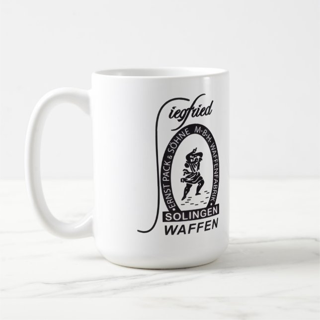 Caneca De Café Empresa alemã Siegfried Waffen Ernst Pack & Sohne (Esquerda)