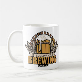 Caneca De Café Empresa de cervejaria NOME ADD Artesanato Beer Bre