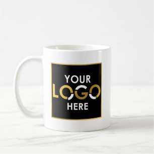 Caneca De Café Empresa Personalizada Seu Logotipo Aqui Promociona