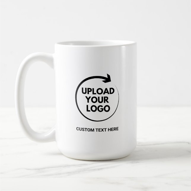 Caneca de Café Empresarial Promocional com Logotip (Esquerda)
