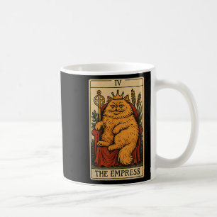 Caneca De Café Empress Cat Tarot Card Engraçado Witchy Mystical K