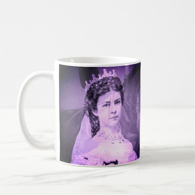 Caneca De Café Empress Elisabeth of Austria on - Sisi horse (Esquerda)