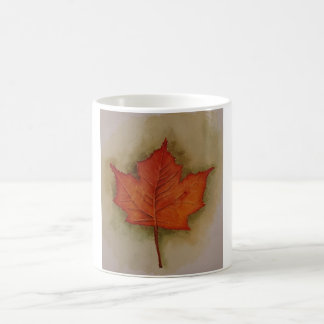 Caneca De Café Empressa Diária folha de outono