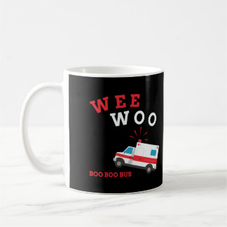 Caneca De Café Emt Ambulância paramédica Boo Bus Wee Woo