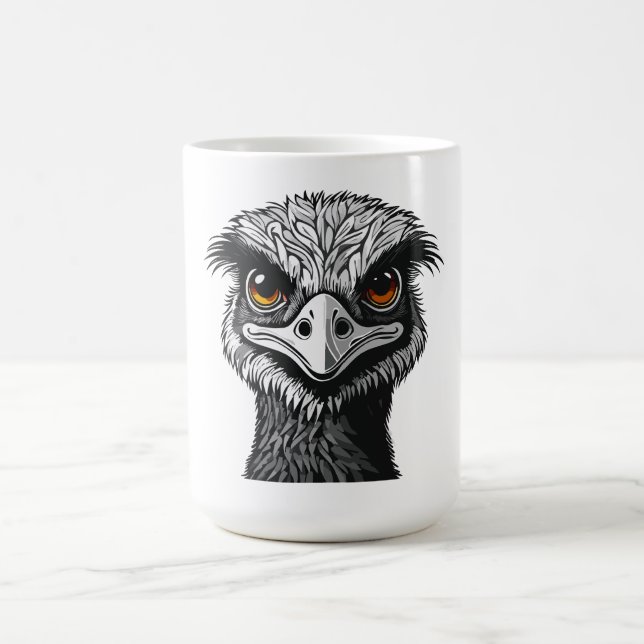 Caneca De Café Emu bird head (Centro)