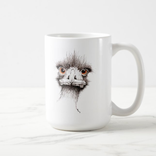 Caneca De Café Emu por Inkspot (Direita)