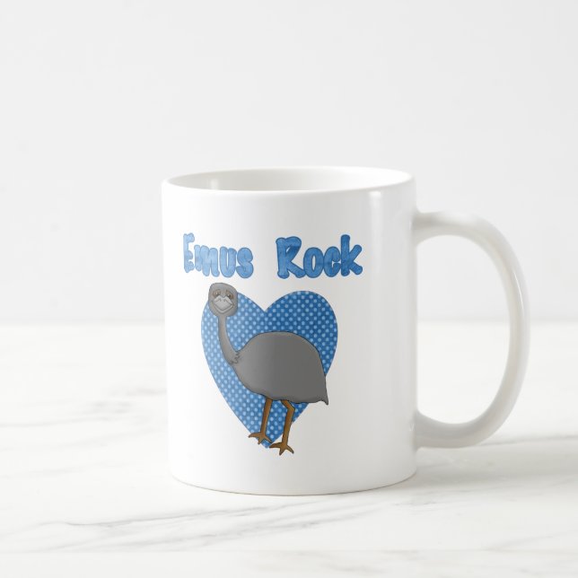 Caneca De Café Emus Rock (Direita)