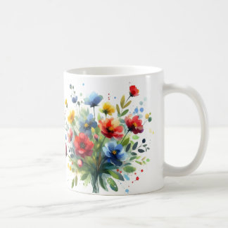 Caneca De Café En bukett vilda blommor