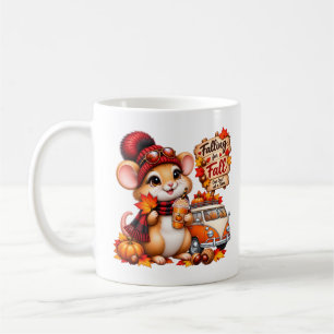 Caneca De Café Enamorando-se do Outono — Uma Folha de Cada Vez