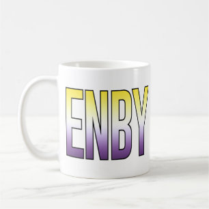 Caneca De Café ENBY - Não binário
