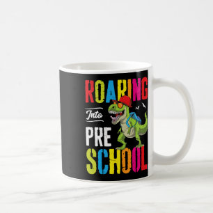 Caneca De Café Encaminhando Para A Pré-Escola Professor De Dinoss