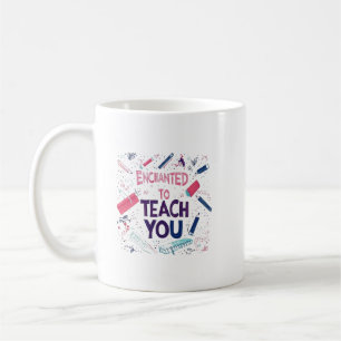 Caneca De Café Encantado a ensinar-lhe camisa de amizade