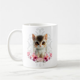 Caneca De Café Encantador, gatinho fofo