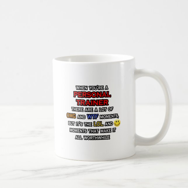 Caneca De Café Encantador pessoal engraçado... OMG WTF LOL (Direita)