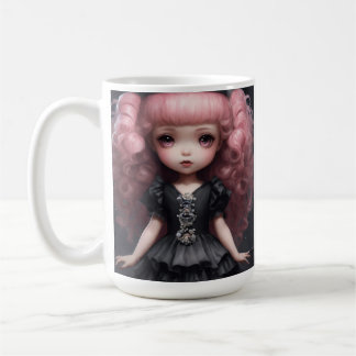 Caneca De Café "Encantadora Taça Doll: Perfeito para Coletores" "