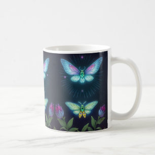 Caneca De Café Encantando Fada Moonlit