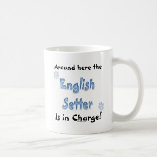 Caneca De Café Encargo do Setter Inglês