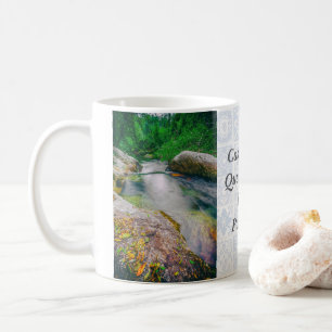 Caneca De Café Encerramento da lagoa a montante da cascata