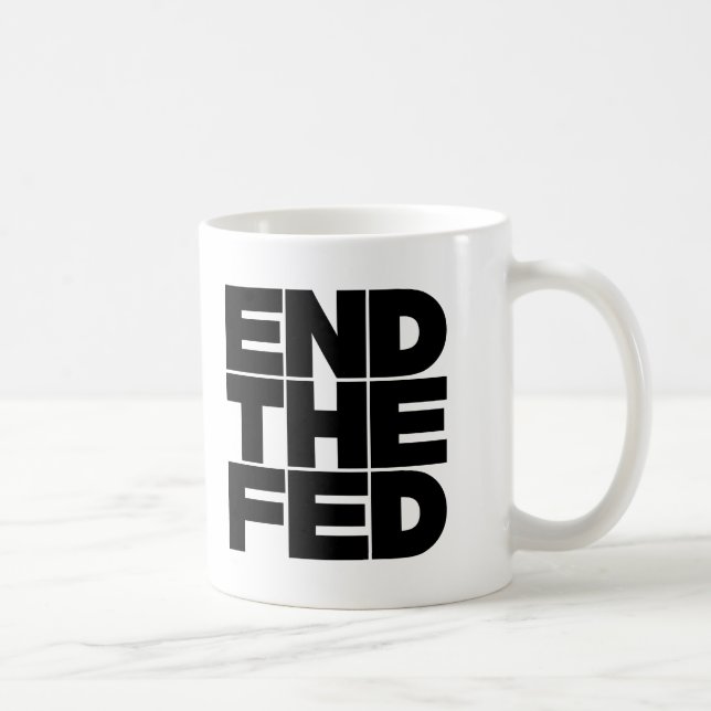 Caneca De Café Encerrar o FED (Direita)