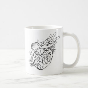 Caneca De Café ENCHA-ME ACIMA de BRO (a vassoura de rua)