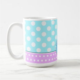 Caneca De Café Enchanting Pastel Colors Turquoise And Lavender