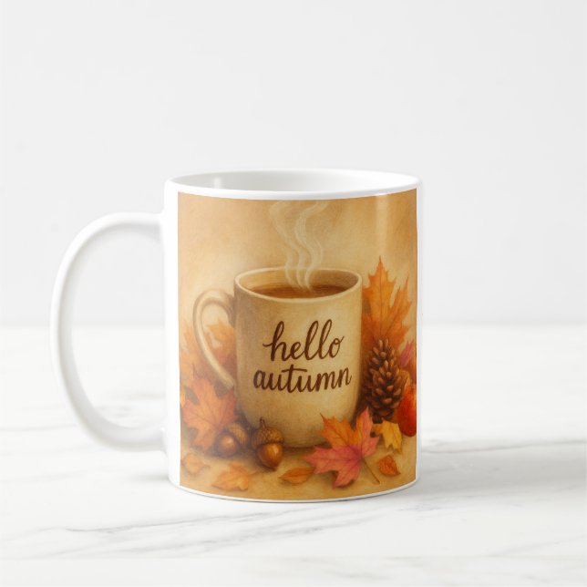 Caneca De Café Encharcado em Estação (Esquerda)