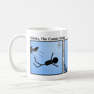 Caneca De Café Enche Engraçado Seu Próprio Chute Stickman Mug - 1