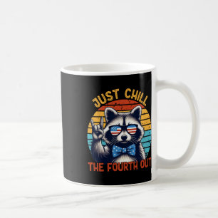 Caneca De Café Enche O Quarto Foco Da Vintage De 4 De Julho