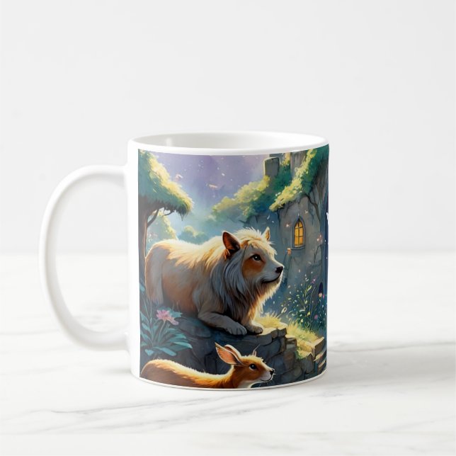 Caneca De Café "Enchimento à Lua A Floresta da Fada (Esquerda)
