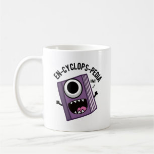 Caneca De Café Enciclopédia Enciclopédia Engraçada Pun