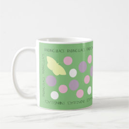 Caneca De Café Encontrar Lilacs Pastel Bolinhas Mug