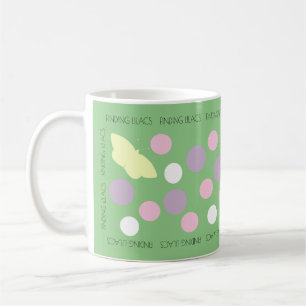 Caneca De Café Encontrar Lilacs Pastel Bolinhas Mug