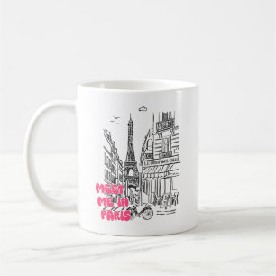 Caneca De Café Encontre-me em Paris – Torre Eiffel