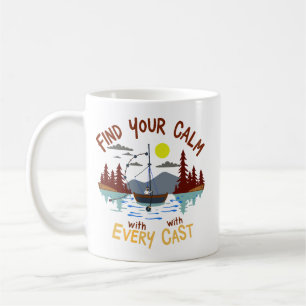 Caneca De Café Encontre sua Calma com Cada Lance