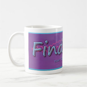 Caneca De Café EncontreWave logotipo design para agitar a imagina