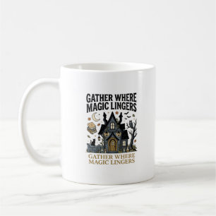 Caneca De Café Encontro da Casa Assombrada de Halloween