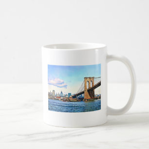 Caneca De Café Encontro de Nova York da Ponte do Brooklyn
