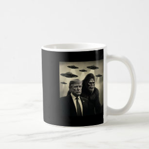 Caneca De Café Encontro de Trump Pé Grande Ufo Alienígena Conspir