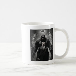 Caneca De Café Encontro Extraterrestre Alienígena Ovni Pé Grande